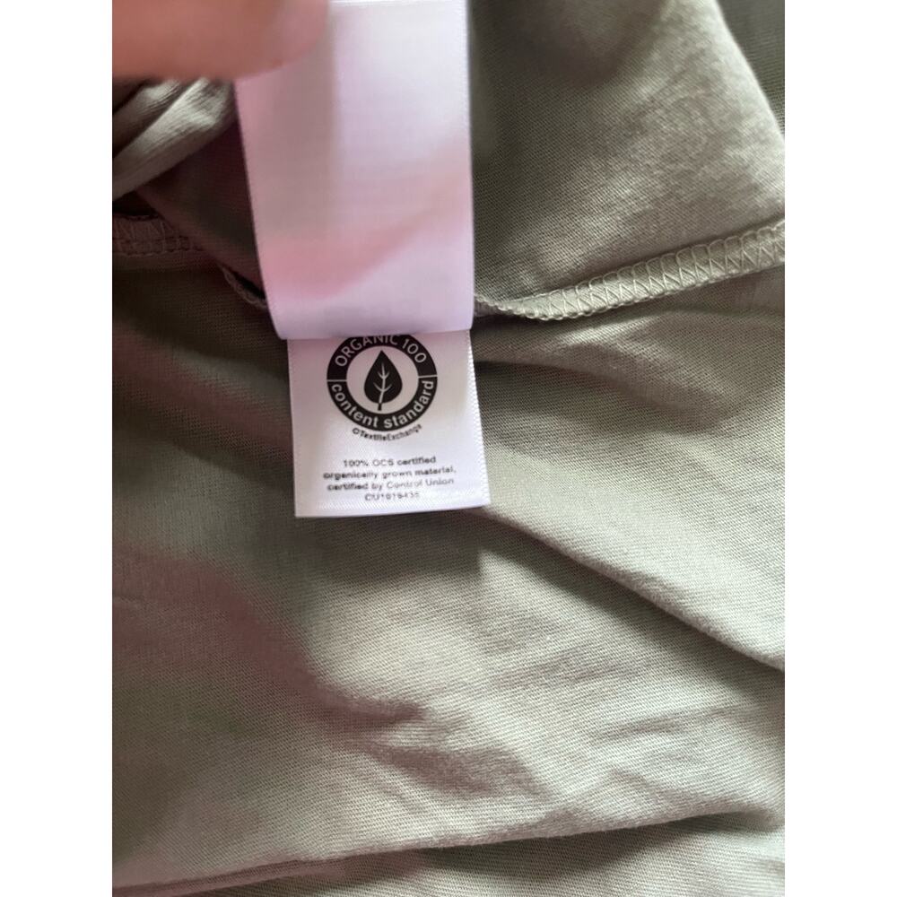 New Everlane The Organic Crew Shirt Green Size Medium Men - Picture 11 of 11